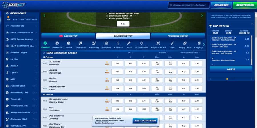 BassBet Sportwetten