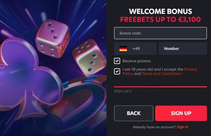 1red signup-2